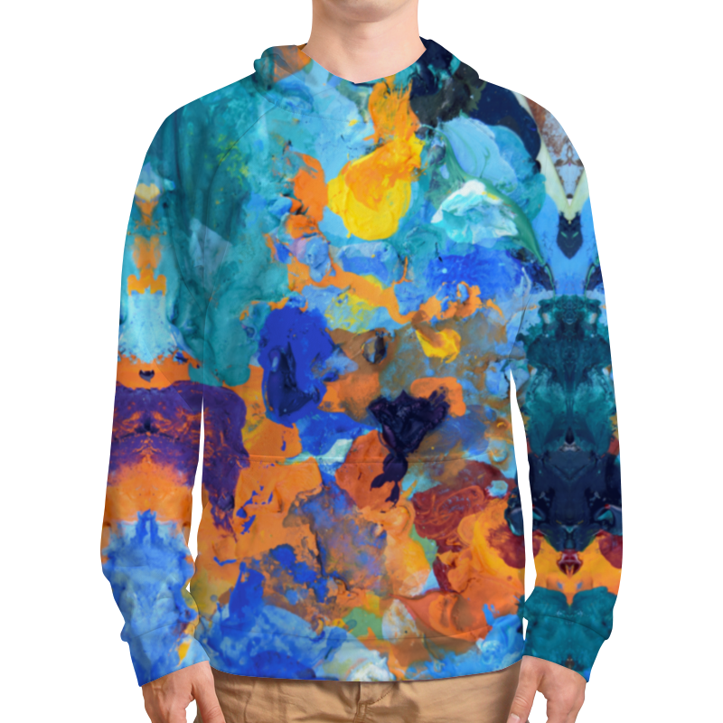 printio футболка с полной запечаткой мужская застывшие яркие краски Printio Толстовка с полной запечаткой застывшие яркие краски