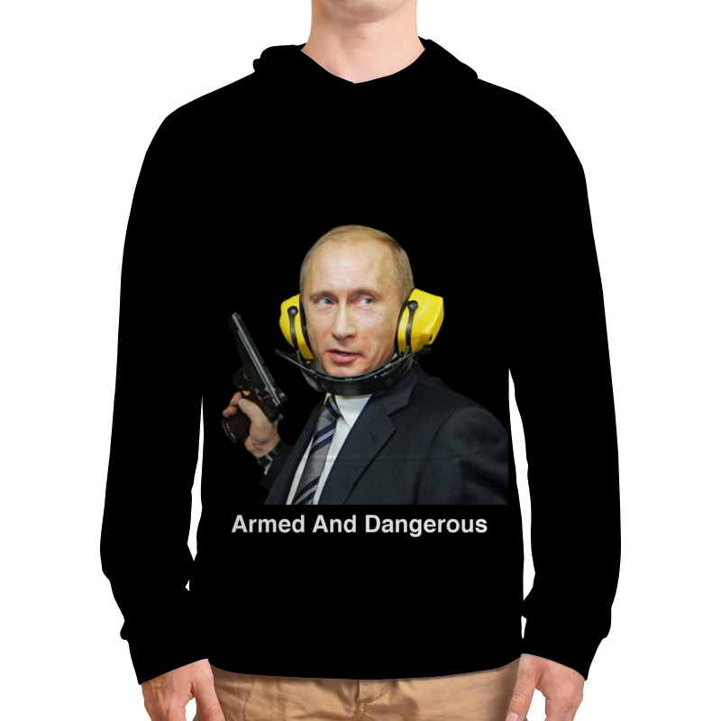 Printio Толстовка с полной запечаткой Armed and dangerous путин printio борцовка с полной запечаткой armed and dangerous путин