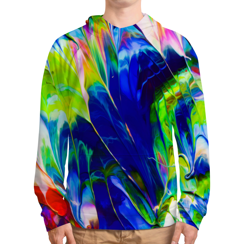 Printio Толстовка с полной запечаткой Переливы красок printio футболка с полной запечаткой мужская переливы красок