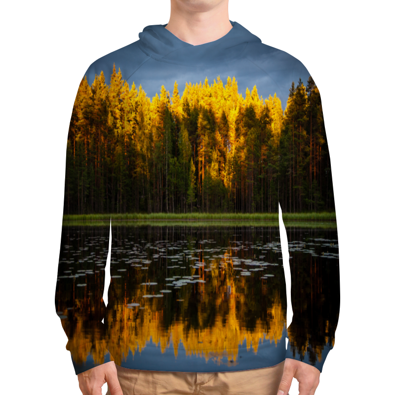 Printio Толстовка с полной запечаткой Осенний пейзаж printio футболка с полной запечаткой женская осенний пейзаж