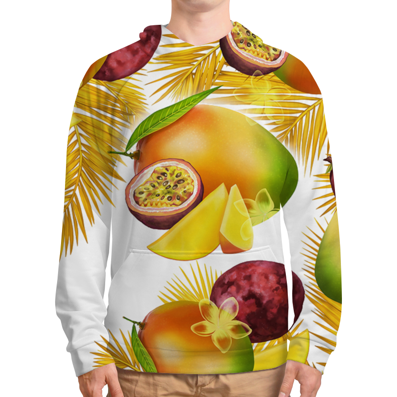Printio Толстовка с полной запечаткой Тропические фрукты printio футболка с полной запечаткой для мальчиков тропические фрукты