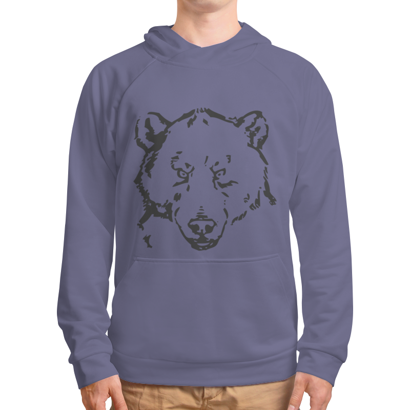 Printio Толстовка с полной запечаткой Bear - strong lilac printio толстовка с полной запечаткой bear dangerous brown