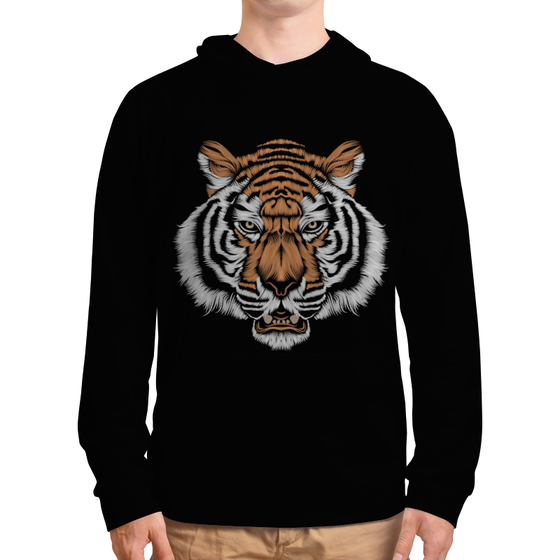Printio Толстовка с полной запечаткой Взгляд тигра printio футболка с полной запечаткой мужская взгляд тигра