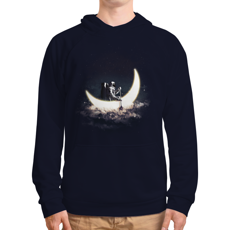 Printio Толстовка с полной запечаткой Лунная лодка