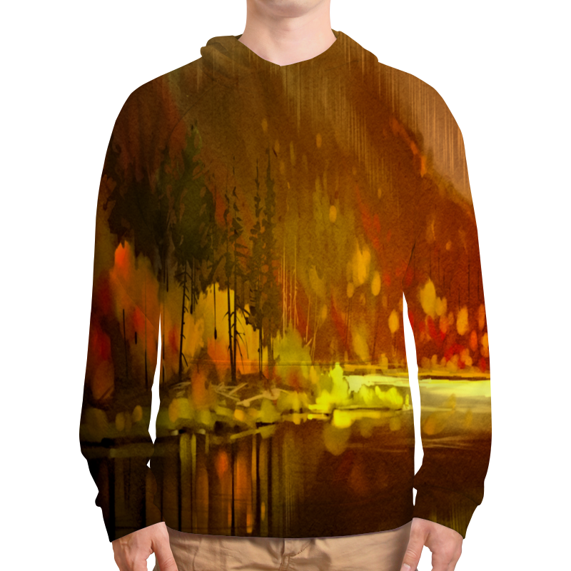 Printio Толстовка с полной запечаткой Осенний лес printio футболка с полной запечаткой мужская осенний лес