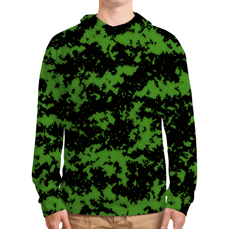 Printio Толстовка с полной запечаткой Камуфляж зеленый printio рубашка поло с полной запечаткой камуфляж зеленый