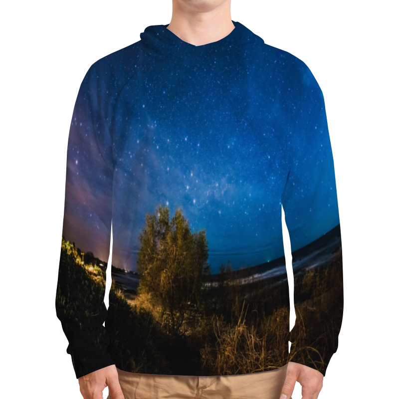 Printio Толстовка с полной запечаткой Звездная ночь printio футболка с полной запечаткой для девочек звездная ночь