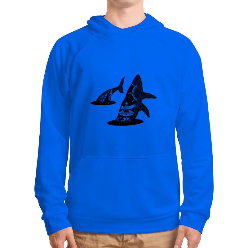 Printio Толстовка с полной запечаткой Кит и море printio футболка с полной запечаткой для девочек кит и море