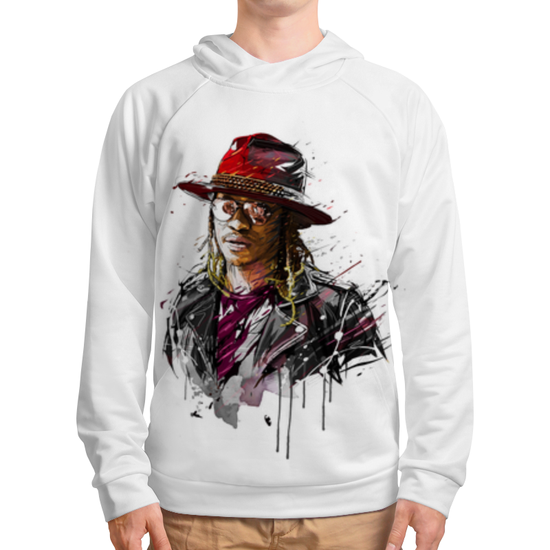 Printio Толстовка с полной запечаткой Человек в шляпе