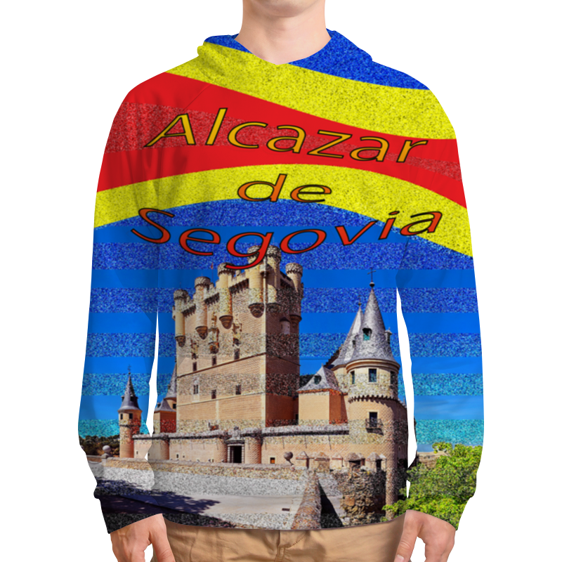 Printio Толстовка с полной запечаткой Замки испании. замок сеговия. printio футболка классическая замки испании замок сеговия