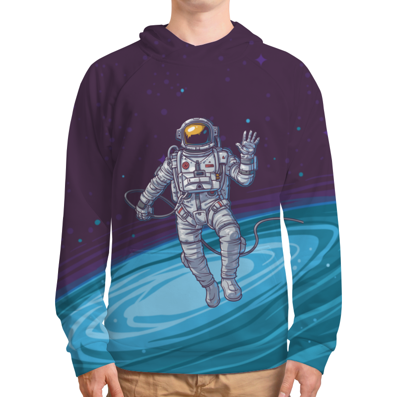 Printio Толстовка с полной запечаткой Привет из космоса printio футболка с полной запечаткой мужская привет из космоса