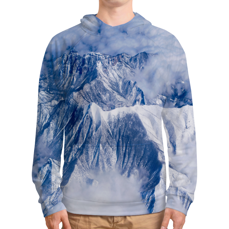 Printio Толстовка с полной запечаткой Снежные горы printio футболка с полной запечаткой для мальчиков снежные горы