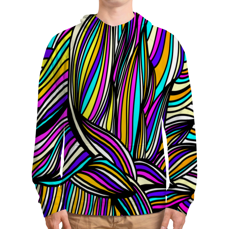 Printio Толстовка с полной запечаткой Яркие полосы printio футболка с полной запечаткой для мальчиков яркие полосы
