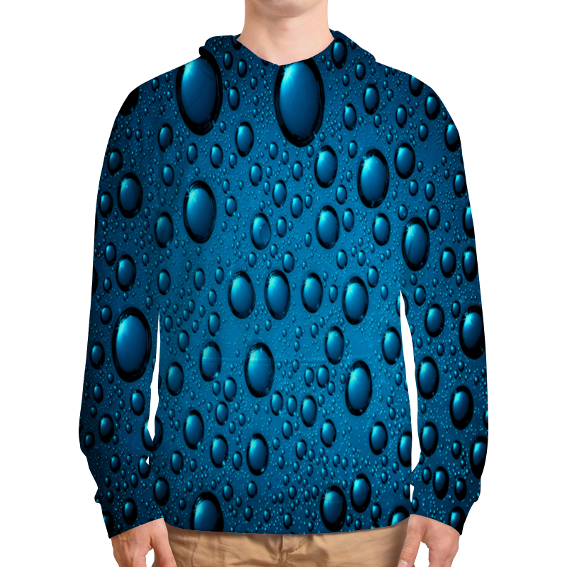 Printio Толстовка с полной запечаткой Капли воды printio футболка с полной запечаткой мужская капли воды