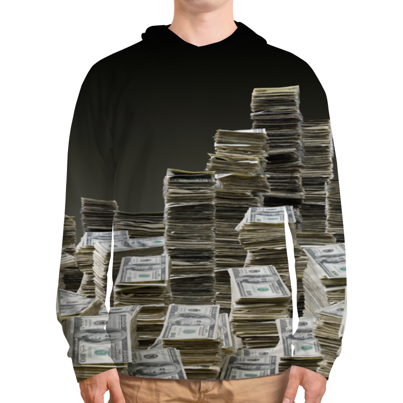 Printio Толстовка с полной запечаткой Money printio футболка с полной запечаткой для мальчиков money