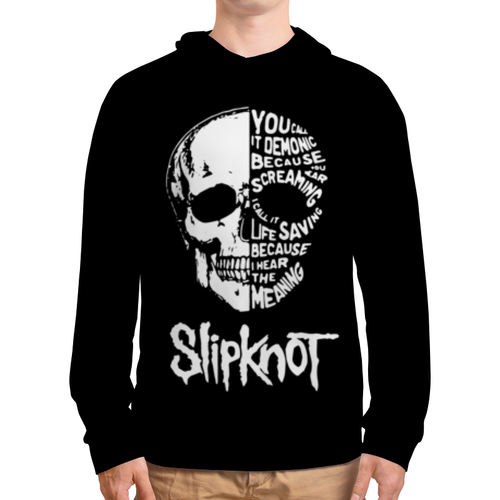 Заказать толстовку в Москве. Толстовка с полной запечаткой Slipknot от geekbox - готовые дизайны и нанесение принтов.