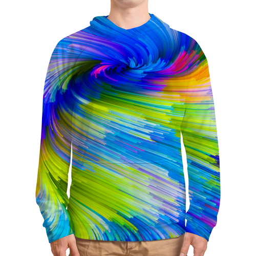 Заказать толстовку в Москве. Толстовка с полной запечаткой Abstract Rainbow  от Дана Столыпина - готовые дизайны и нанесение принтов.