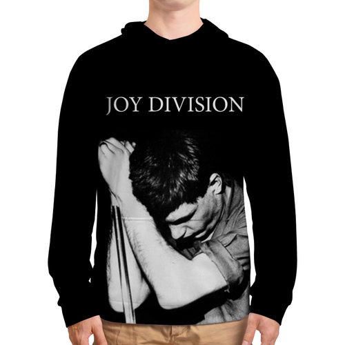 Заказать толстовку в Москве. Толстовка с полной запечаткой Joy Division от geekbox - готовые дизайны и нанесение принтов.