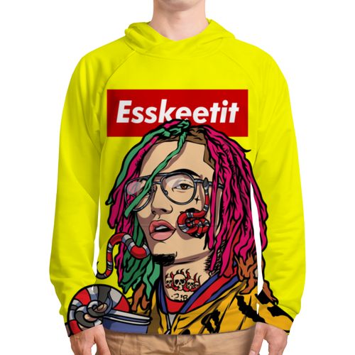Заказать толстовку в Москве. Толстовка с полной запечаткой Lil Pump от geekbox - готовые дизайны и нанесение принтов.