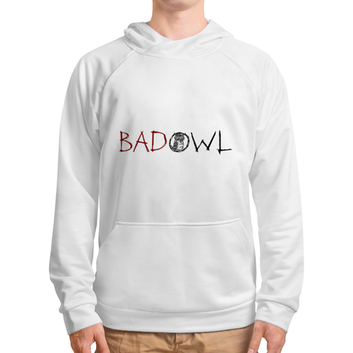 Заказать толстовку в Москве. Толстовка с полной запечаткой BAD OWL - Full White от BAD OWL - готовые дизайны и нанесение принтов.