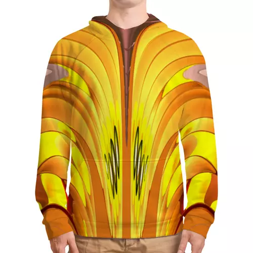 Заказать толстовку в Москве. Толстовка с полной запечаткой Лимонные вихри от Alexey Evsyunin - готовые дизайны и нанесение принтов.
