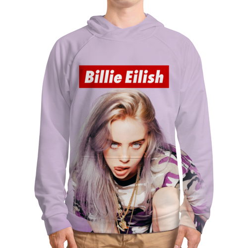 Заказать толстовку в Москве. Толстовка с полной запечаткой Billie Eilish от geekbox - готовые дизайны и нанесение принтов.