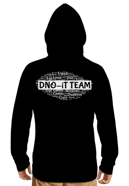 Заказать толстовку в Москве. Толстовка с полной запечаткой DNO iT Team от DNO-iT  - готовые дизайны и нанесение принтов.