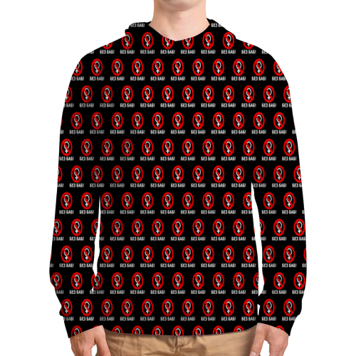 Заказать толстовку в Москве. Толстовка с полной запечаткой БЕЗ БАБ! от DESIGNER   - готовые дизайны и нанесение принтов.