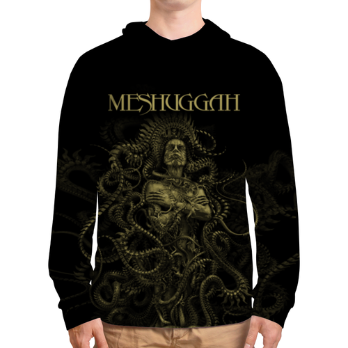 Заказать толстовку в Москве. Толстовка с полной запечаткой Meshuggah от geekbox - готовые дизайны и нанесение принтов.