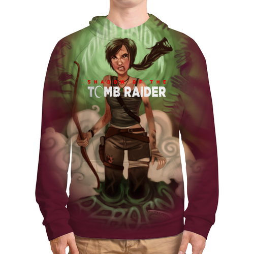 Заказать толстовку в Москве. Толстовка с полной запечаткой Tomb Raider от THE_NISE  - готовые дизайны и нанесение принтов.