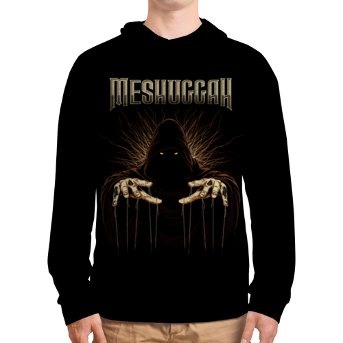Заказать толстовку в Москве. Толстовка с полной запечаткой Meshuggah от geekbox - готовые дизайны и нанесение принтов.