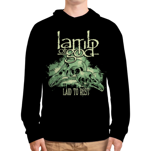 Заказать толстовку в Москве. Толстовка с полной запечаткой Lamb of God от geekbox - готовые дизайны и нанесение принтов.