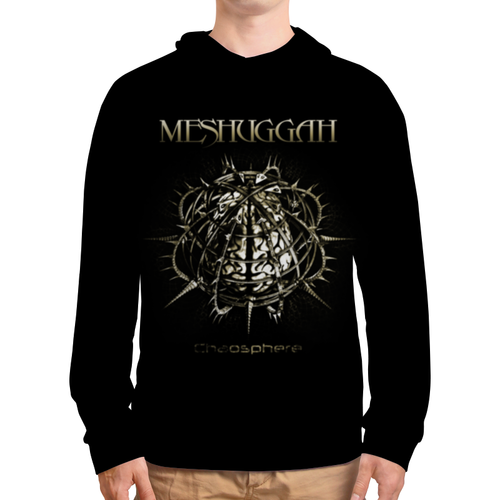 Заказать толстовку в Москве. Толстовка с полной запечаткой Meshuggah от geekbox - готовые дизайны и нанесение принтов.