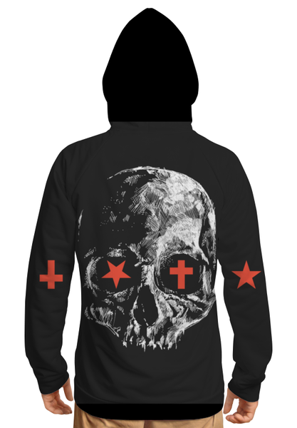 Заказать толстовку в Москве. Толстовка с полной запечаткой Skull - 23 от Vladec11 - готовые дизайны и нанесение принтов.