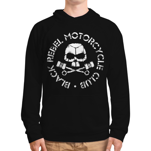 Заказать толстовку в Москве. Толстовка с полной запечаткой Black Rebel Motorcycle Club от geekbox - готовые дизайны и нанесение принтов.
