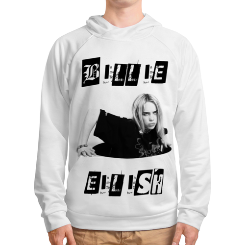 Заказать толстовку в Москве. Толстовка с полной запечаткой Billie Eilish от geekbox - готовые дизайны и нанесение принтов.
