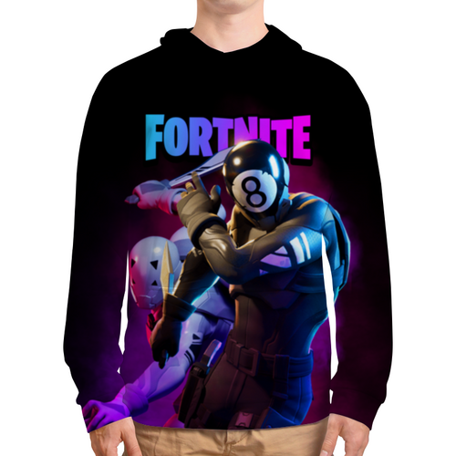 Заказать толстовку в Москве. Толстовка с полной запечаткой FORTNITE от geekbox - готовые дизайны и нанесение принтов.