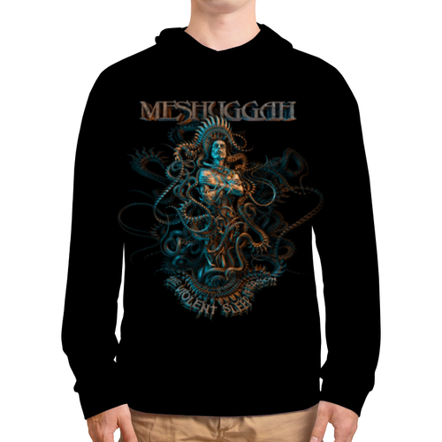 Заказать толстовку в Москве. Толстовка с полной запечаткой Meshuggah от geekbox - готовые дизайны и нанесение принтов.