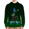Заказать толстовку в Москве. Толстовка с полной запечаткой Sally Face (Салли Фейс) от weeert - готовые дизайны и нанесение принтов.