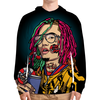 Заказать толстовку в Москве. Толстовка с полной запечаткой Lil Pump  от geekbox - готовые дизайны и нанесение принтов.
