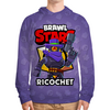 Заказать толстовку в Москве. Толстовка с полной запечаткой BRAWL STARS RICOCHET от geekbox - готовые дизайны и нанесение принтов.