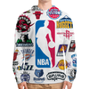 Заказать толстовку в Москве. Толстовка с полной запечаткой NBA. Национальная баскетбольная ассоциация от Виктор Гришин - готовые дизайны и нанесение принтов.