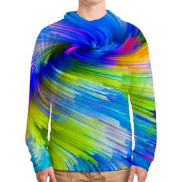Заказать толстовку в Москве. Толстовка с полной запечаткой Abstract Rainbow  от Дана Столыпина - готовые дизайны и нанесение принтов.