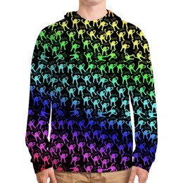 Заказать толстовку в Москве. Толстовка с полной запечаткой ЪУЪ ЪУЪ от DESIGNER   - готовые дизайны и нанесение принтов.