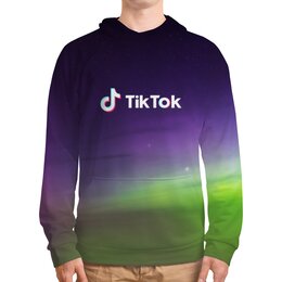 Заказать толстовку в Москве. Толстовка с полной запечаткой Tik Tok от THE_NISE  - готовые дизайны и нанесение принтов.