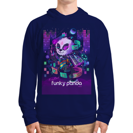 Заказать толстовку в Москве. Толстовка с полной запечаткой Funky Panda от Leichenwagen - готовые дизайны и нанесение принтов.
