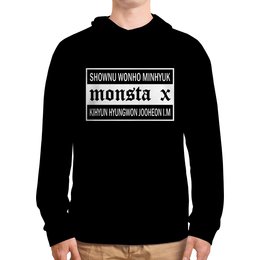 Заказать толстовку в Москве. Толстовка с полной запечаткой Monsta X от geekbox - готовые дизайны и нанесение принтов.