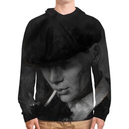 Заказать толстовку в Москве. Толстовка с полной запечаткой Tommy Shelby - Острые козырьки от Дана Столыпина - готовые дизайны и нанесение принтов.