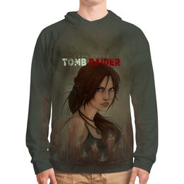 Заказать толстовку в Москве. Толстовка с полной запечаткой Tomb Raider от THE_NISE  - готовые дизайны и нанесение принтов.