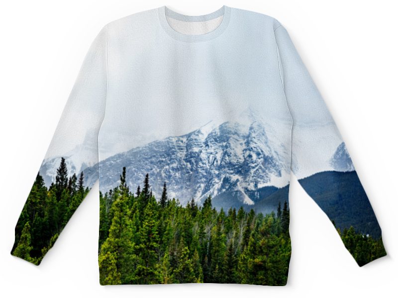Printio Детский свитшот с полной запечаткой Ледяная гора printio футболка с полной запечаткой для девочек ледяная гора